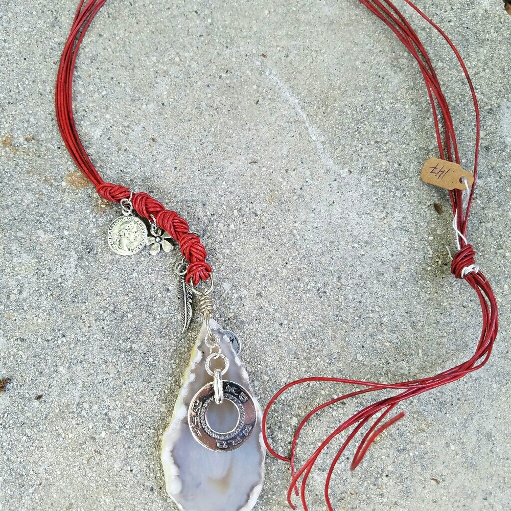 Long Leather Necklaces